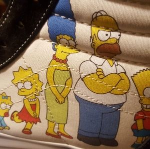 Vans sk8 hi the simpson sz.10 deadstock